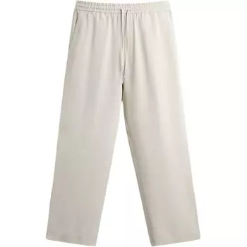 Повседневные брюки мужские белые Zara, белый