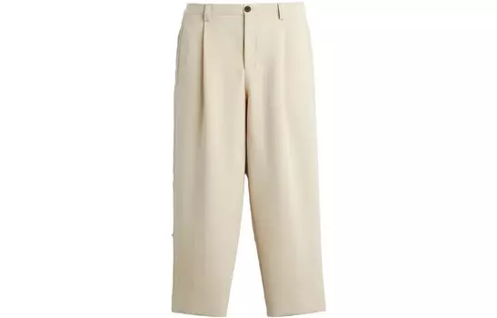 Повседневные брюки мужские белые Zara, белый