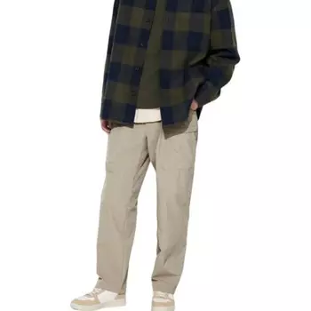 Повседневные брюки мужские бежевые Uniqlo, бежевый