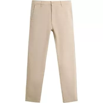 Повседневные брюки мужские бежевые Zara, бежевый