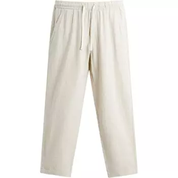 Повседневные брюки мужские бежевые Zara, бежевый