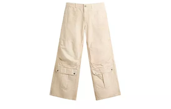 Повседневные брюки мужские бежевые Zara, цвет Apricot