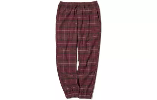 Повседневные брюки мужские бордовые Uniqlo, темно-красный