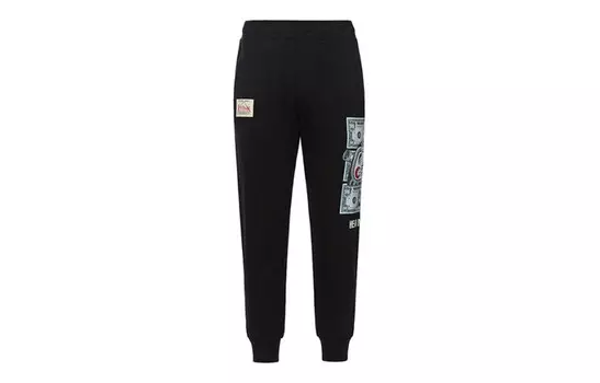 Повседневные брюки мужские черные Evisu, черный