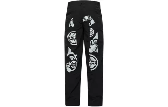 Повседневные брюки мужские черные Evisu, черный