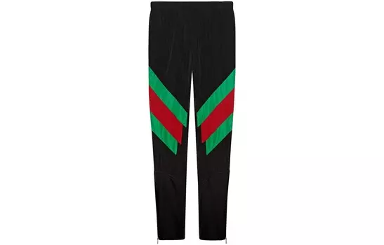 Повседневные брюки мужские черные Gucci, черный