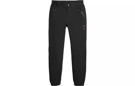 Повседневные брюки мужские черные Puma, черный