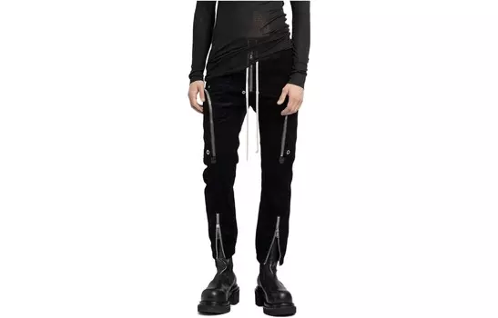 Повседневные брюки мужские черные Rick Owens, черный