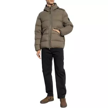 Повседневные брюки мужские черные Stone Island, черный