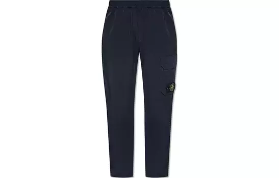 Повседневные брюки мужские черные Stone Island, черный