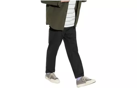 Повседневные брюки мужские черные Uniqlo, черный