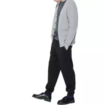 Повседневные брюки мужские черные Uniqlo, черный