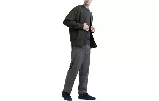 Повседневные брюки мужские черные Uniqlo, черный