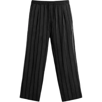 Повседневные брюки мужские черные Zara, черный