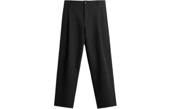 Повседневные брюки мужские черные Zara, черный