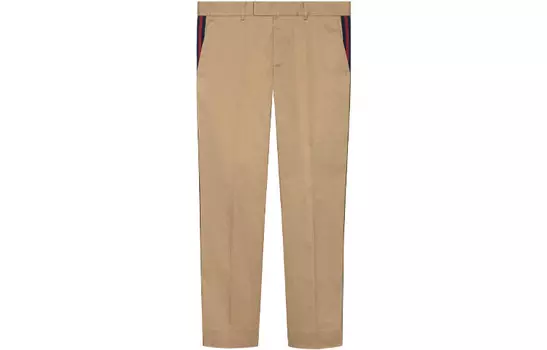 Повседневные брюки мужские цвета хаки Gucci, хаки