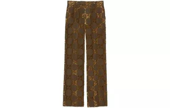 Повседневные брюки мужские цвета хаки Gucci, хаки