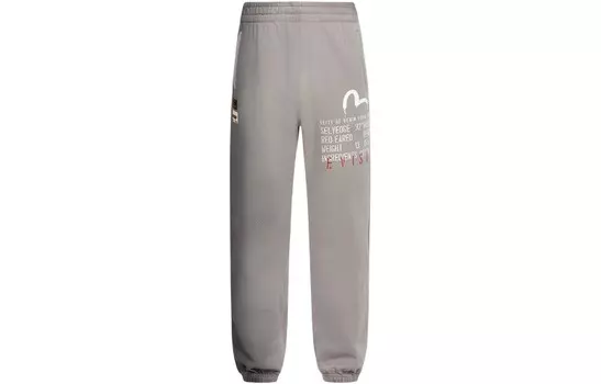 Повседневные брюки мужские Evisu, черный/фиолетовый