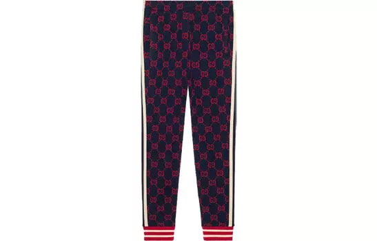 Повседневные брюки мужские Fusion Фиолетовый/Черный Gucci, фиолетовый/черный