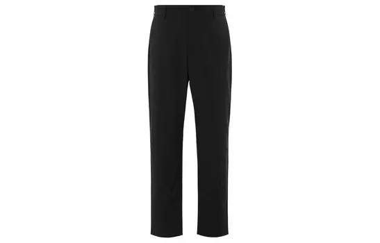 Повседневные брюки мужские графитово-черные Uniqlo, черный