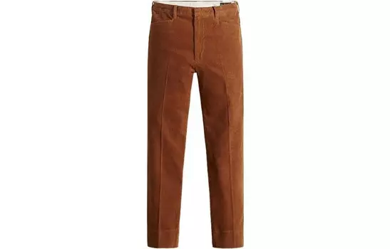 Повседневные брюки мужские красно-коричневые Levi’S, коричневый