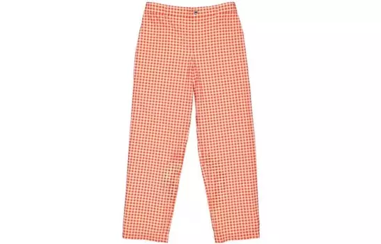 Повседневные брюки мужские красные Burberry, красный