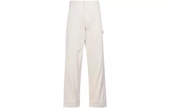 Повседневные брюки мужские молочно-белые Uniqlo, слоновая кость