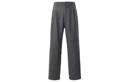 Повседневные брюки мужские небесно-серые Uniqlo, серый