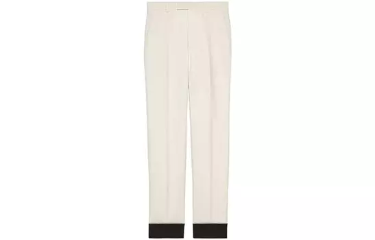 Повседневные брюки мужские Off White Gucci, кремовый