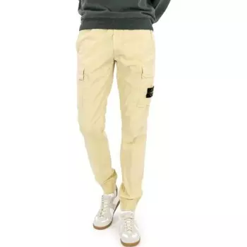 Повседневные брюки мужские Off White Stone Island, кремовый