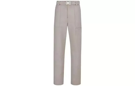 Повседневные брюки мужские серые Dior, серый