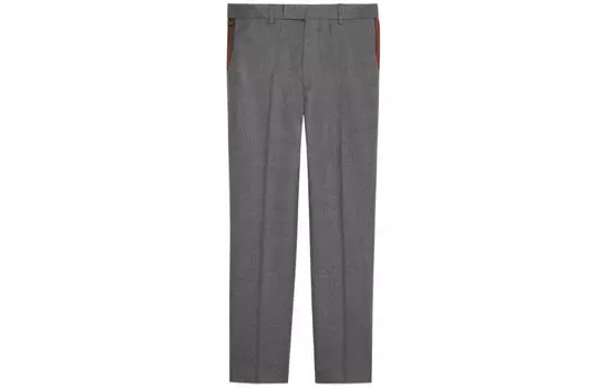 Повседневные брюки мужские серые Gucci, серый