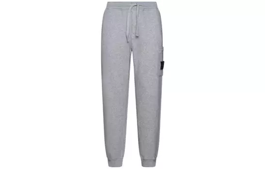 Повседневные брюки мужские серые Stone Island, серый