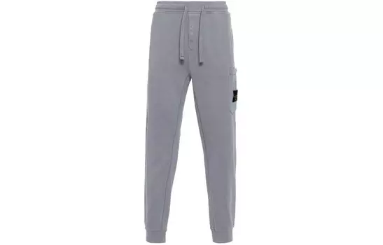 Повседневные брюки мужские серые Stone Island, серый