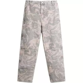 Повседневные брюки мужские серые Zara, серый