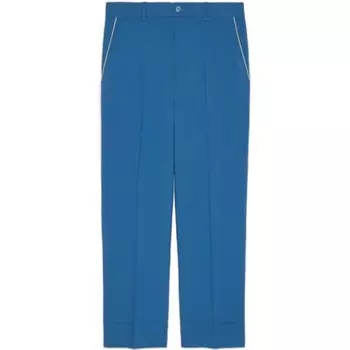 Повседневные брюки мужские синие Gucci, синий