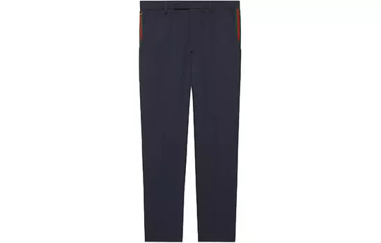 Повседневные брюки мужские синие Gucci, синий