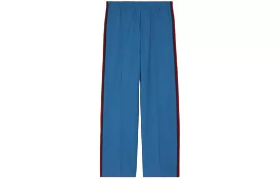 Повседневные брюки мужские синие Gucci, синий