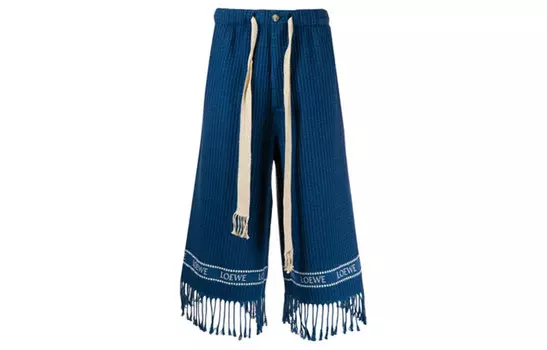 Повседневные брюки мужские синие Loewe, синий