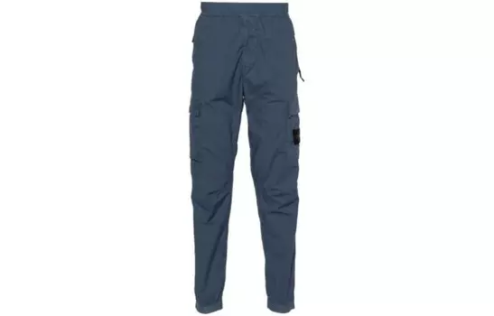 Повседневные брюки мужские синие Stone Island, синий