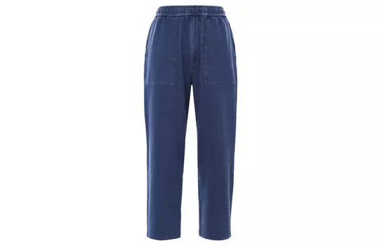 Повседневные брюки мужские синие Uniqlo, синий