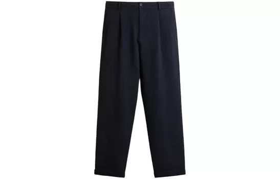 Повседневные брюки мужские синие Zara, синий