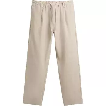 Повседневные брюки мужские светло-бежевые Zara, светло-бежевый