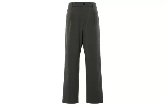 Повседневные брюки мужские свинцово-серые Uniqlo, серый