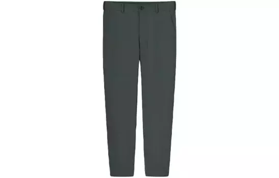 Повседневные брюки мужские темно-серые Uniqlo, темно-серый