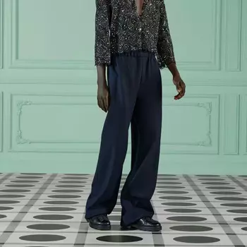 Повседневные брюки мужские темно-синие Gucci, синий