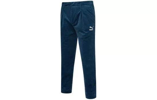 Повседневные брюки мужские темно-синие Puma, темно-синий