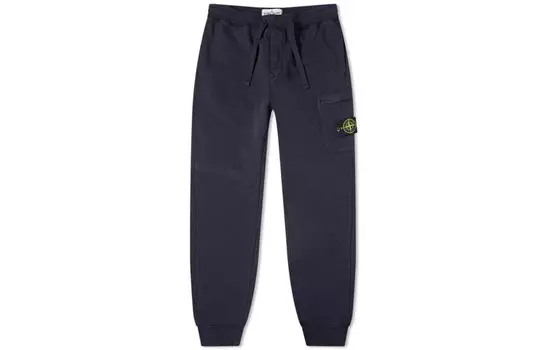 Повседневные брюки мужские темно-синие Stone Island, синий