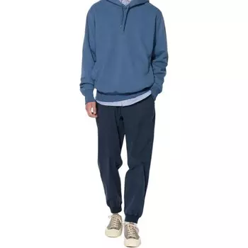 Повседневные брюки мужские темно-синие Uniqlo, темно-синий