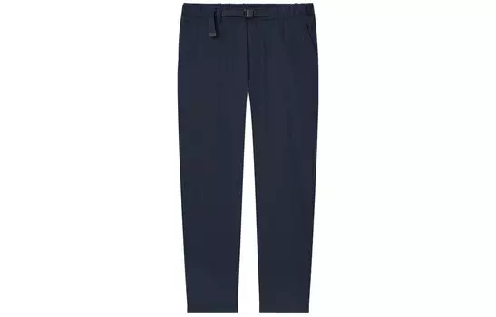 Повседневные брюки мужские темно-синие Uniqlo, темно-синий